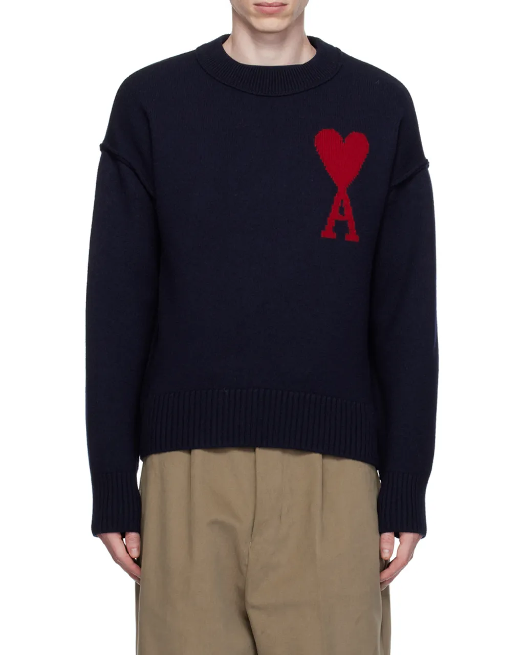 Ami De Coeur Crewneck Long-Sleeved Jumper