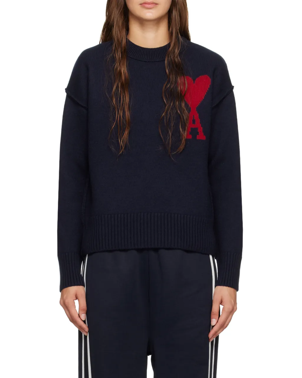 Ami De Coeur Crewneck Long-Sleeved Jumper