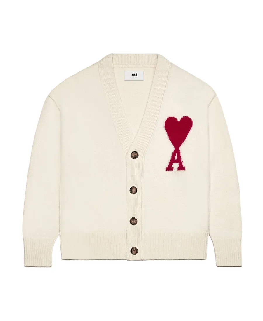 V-Neck Knitted Buttoned Cardigan