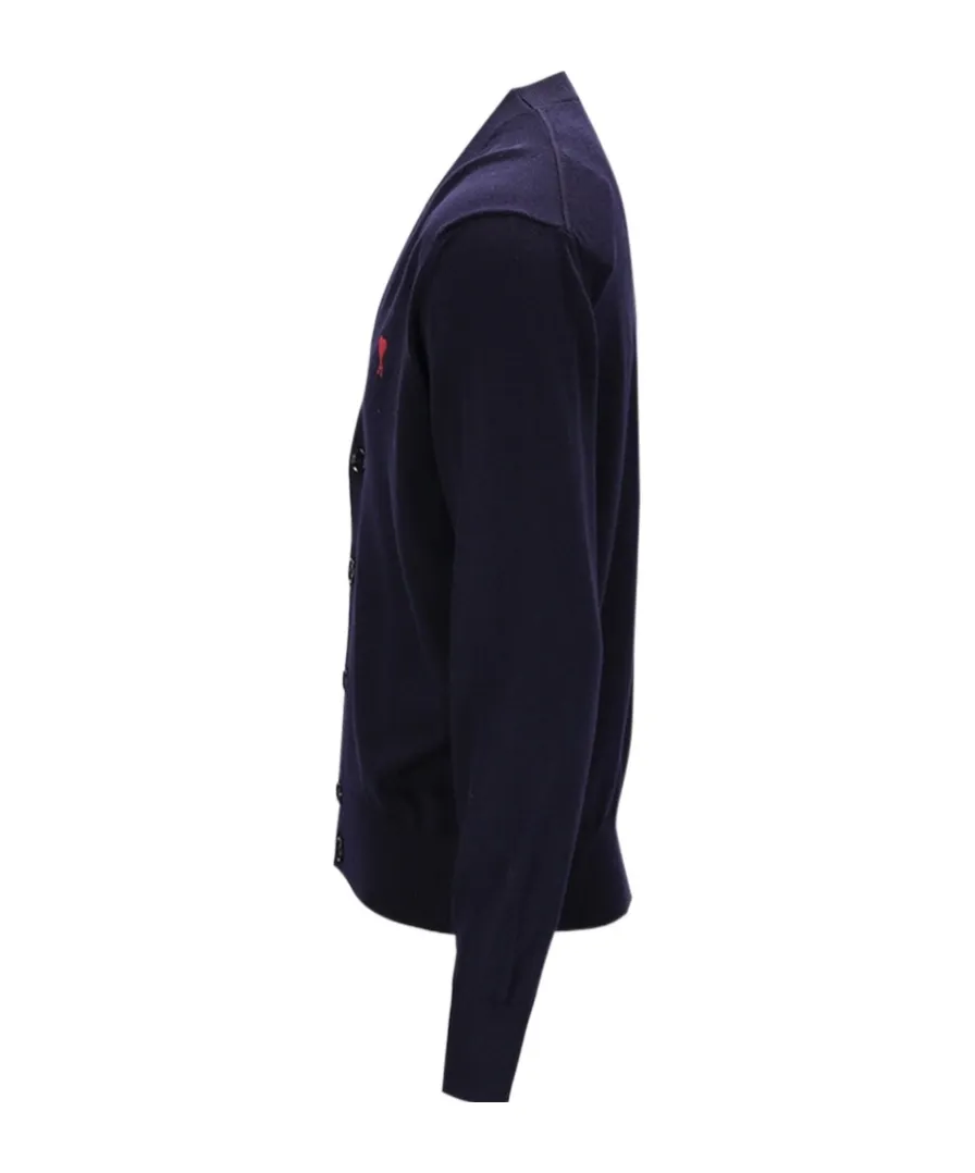 Ami De Coeur Logo Embroidered Buttoned Cardigan