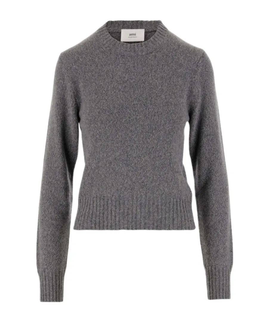 Ami De Coeur Logo Embroidered Knitted Jumper