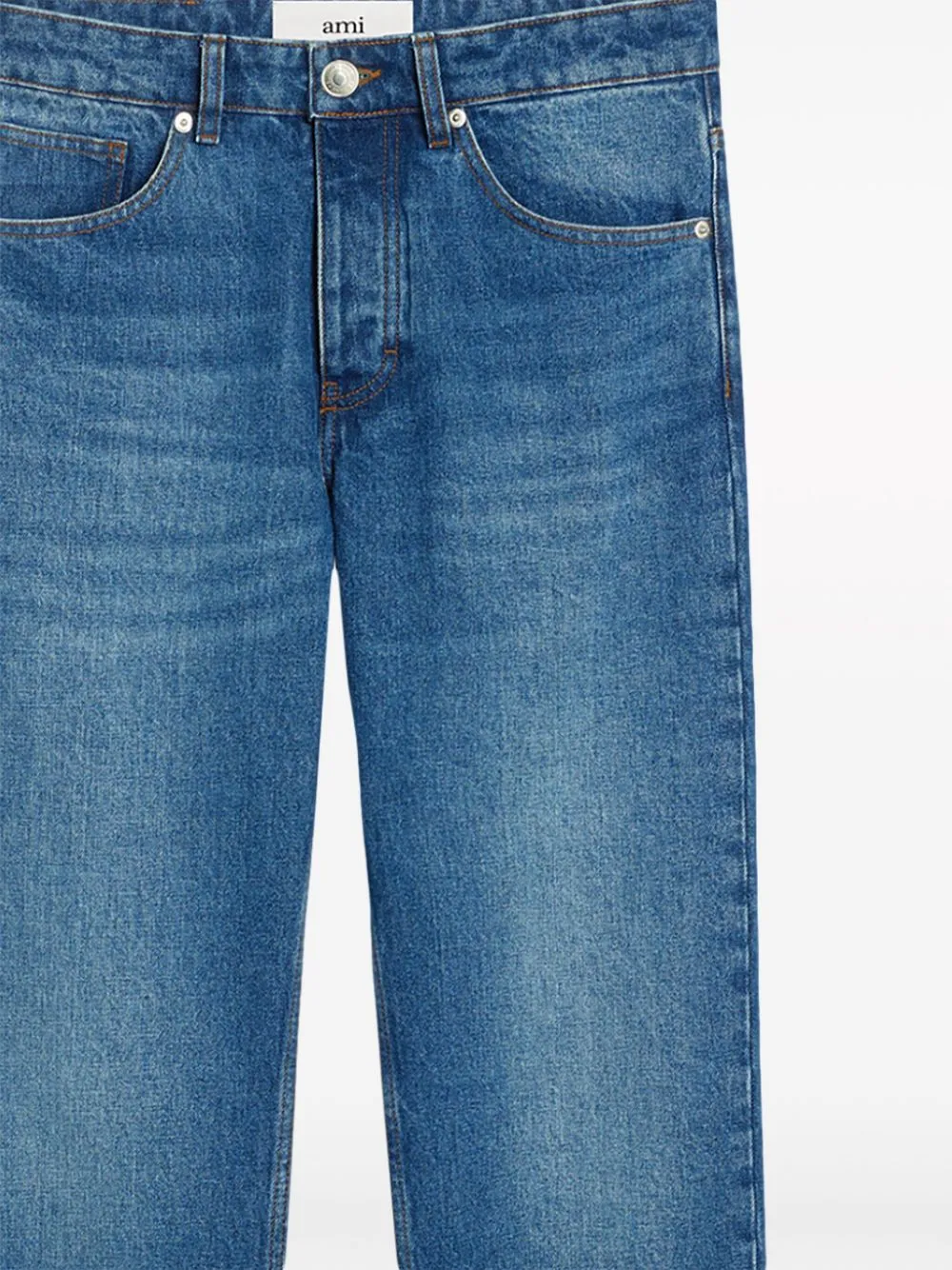 Logo Patch Classic Fit Jeans