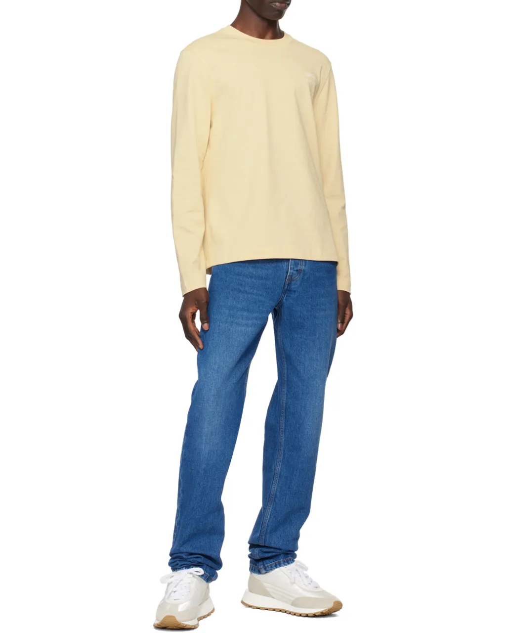 Logo Patch Classic Fit Jeans