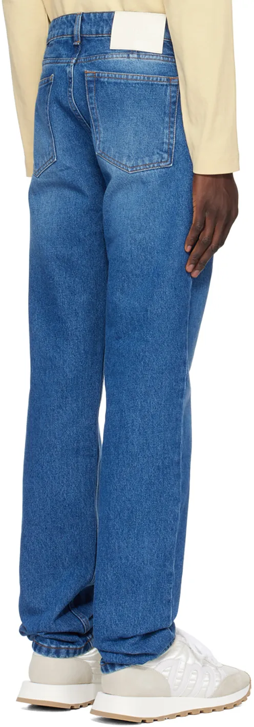 Logo Patch Classic Fit Jeans