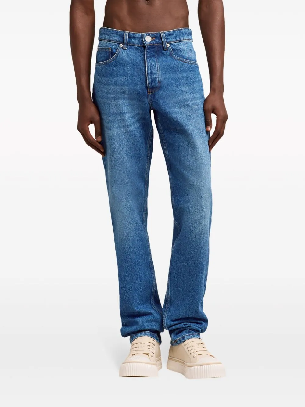 Logo Patch Classic Fit Jeans