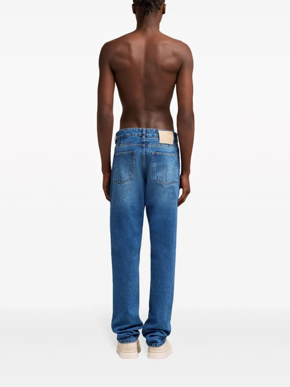 Logo Patch Classic Fit Jeans