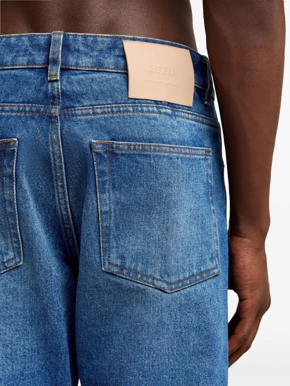 Logo Patch Classic Fit Jeans
