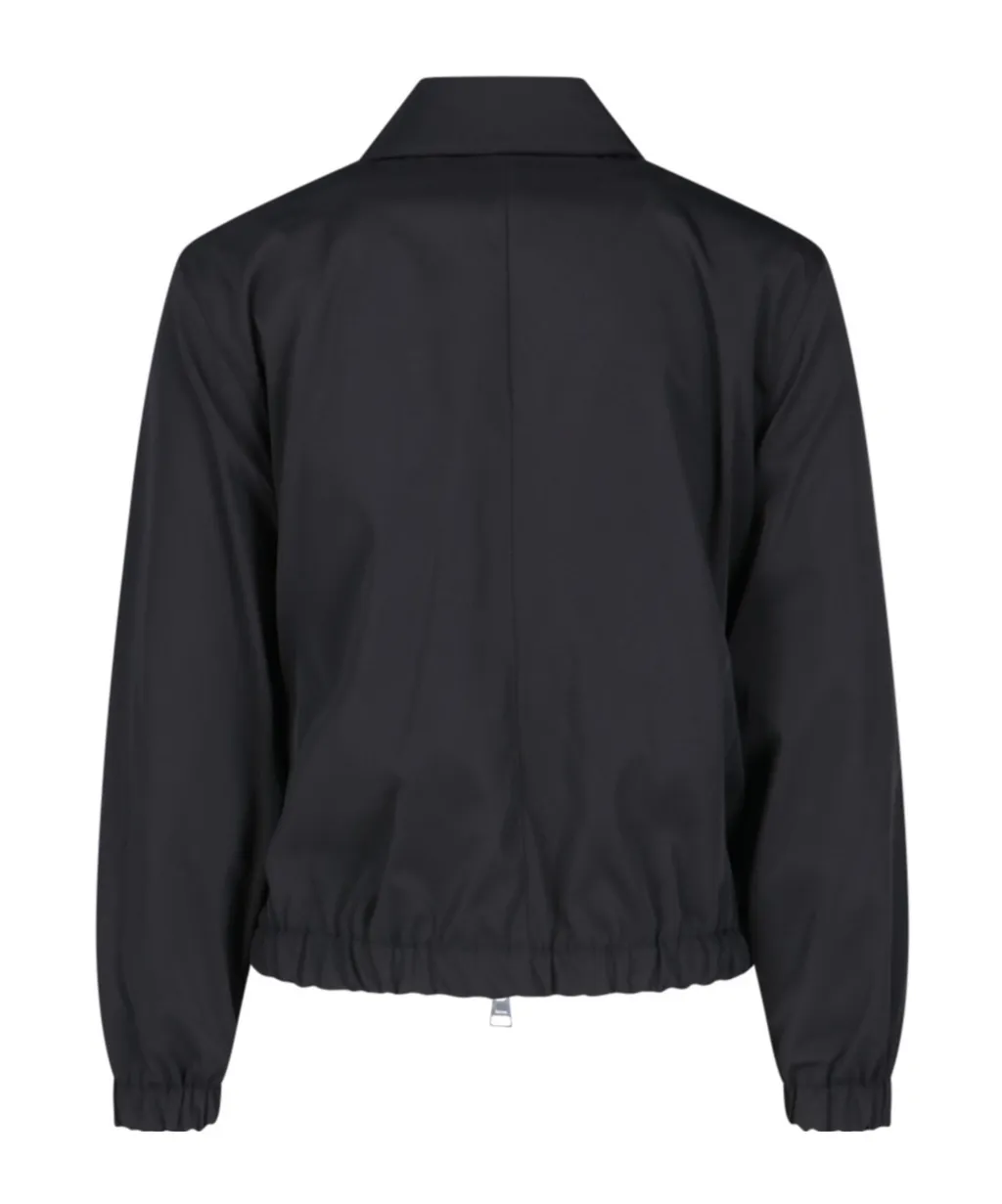 Ami De Coeur Logo-Plaque Zipped Jacket
