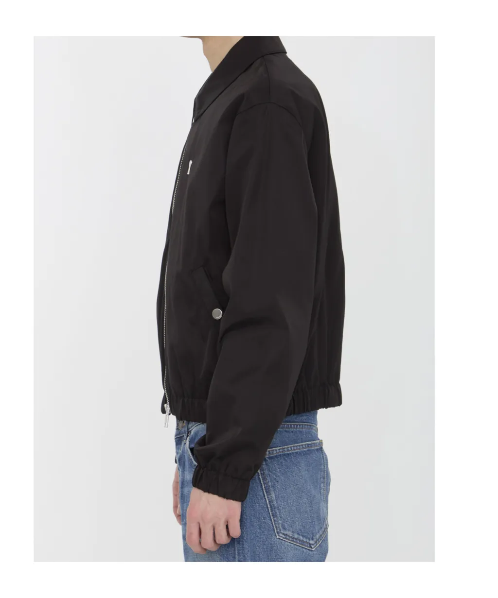 Ami De Coeur Logo-Plaque Zipped Jacket