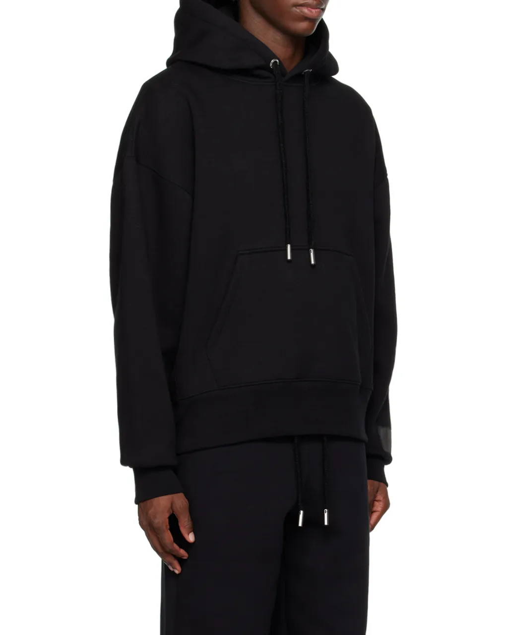 Long-Sleeved Drawstring Hoodie
