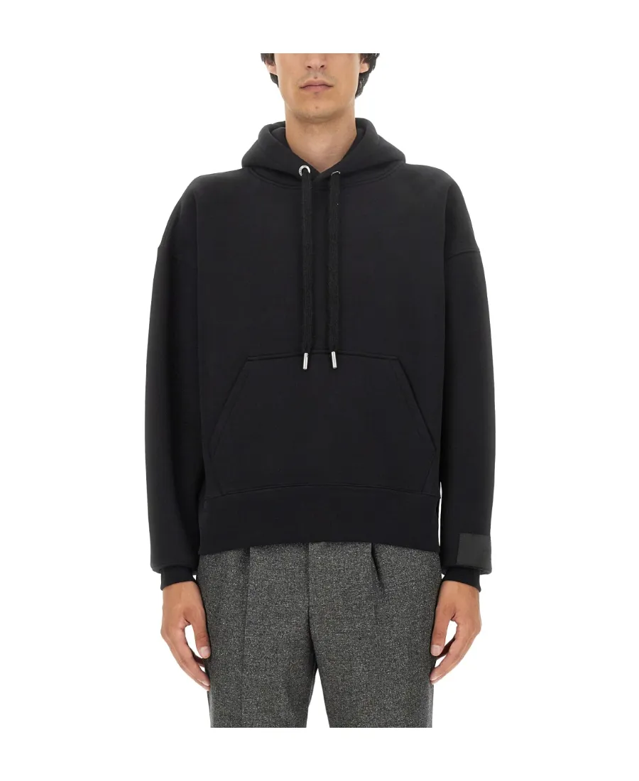 Long-Sleeved Drawstring Hoodie