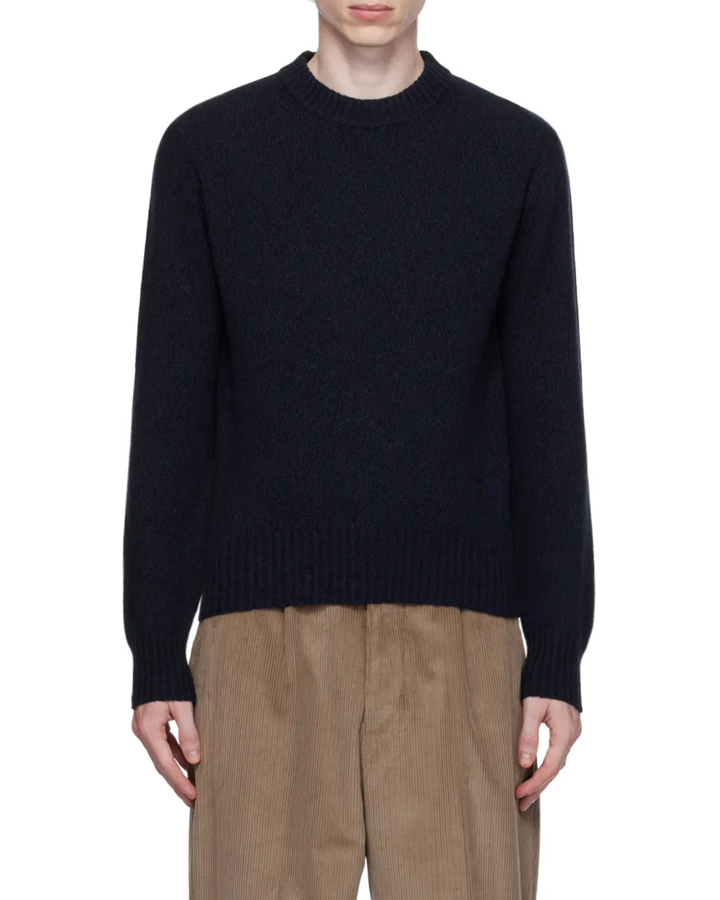 Logo-Embroidered Knitted Jumper