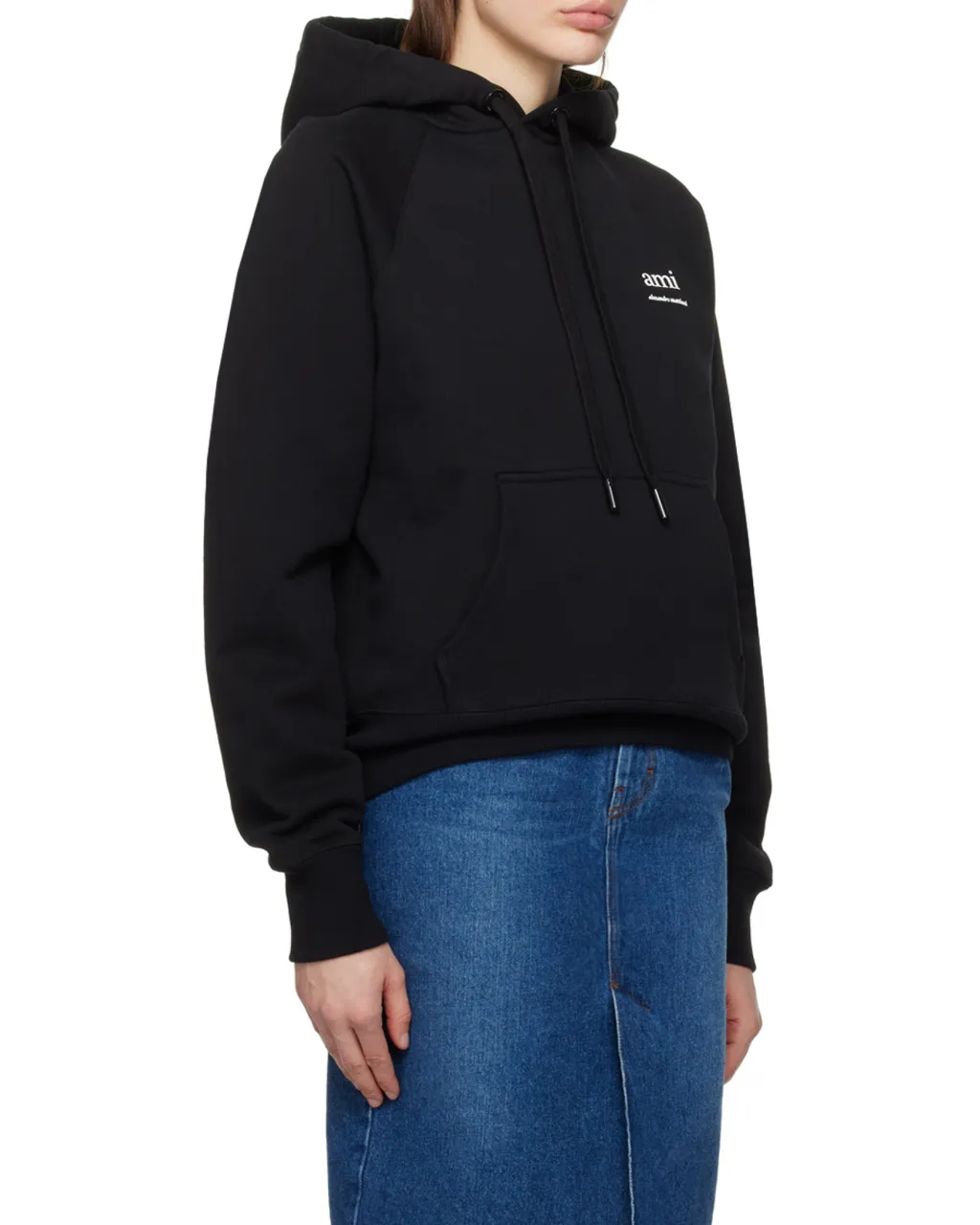 Logo Printed Drawstring Hoodie