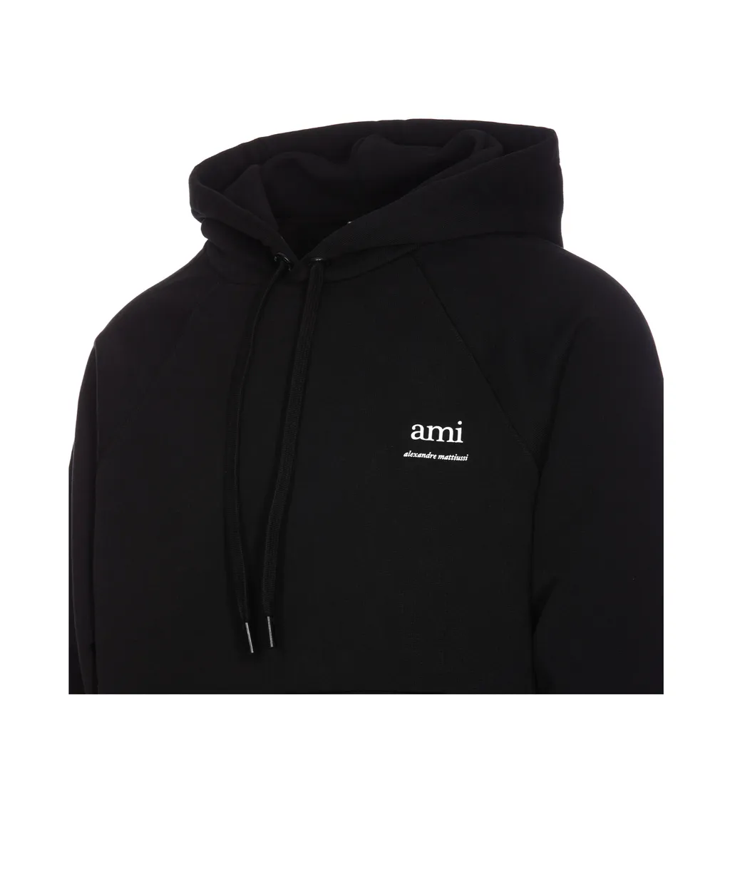 Logo Printed Drawstring Hoodie