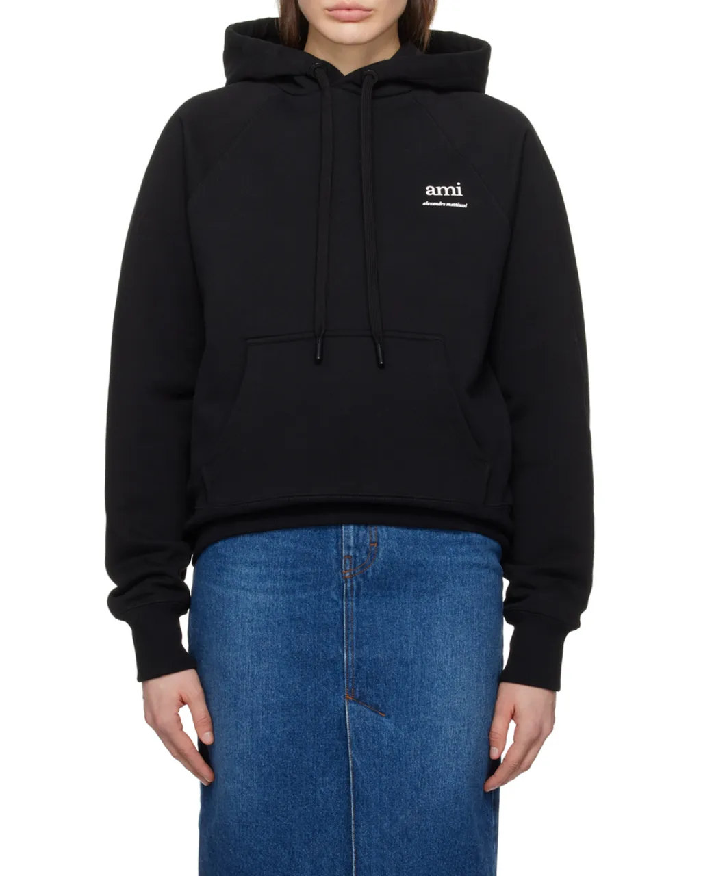 Logo Printed Drawstring Hoodie