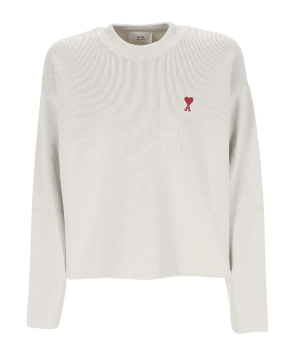 Ami De Coeur Logo Embroidered Knitted Jumper