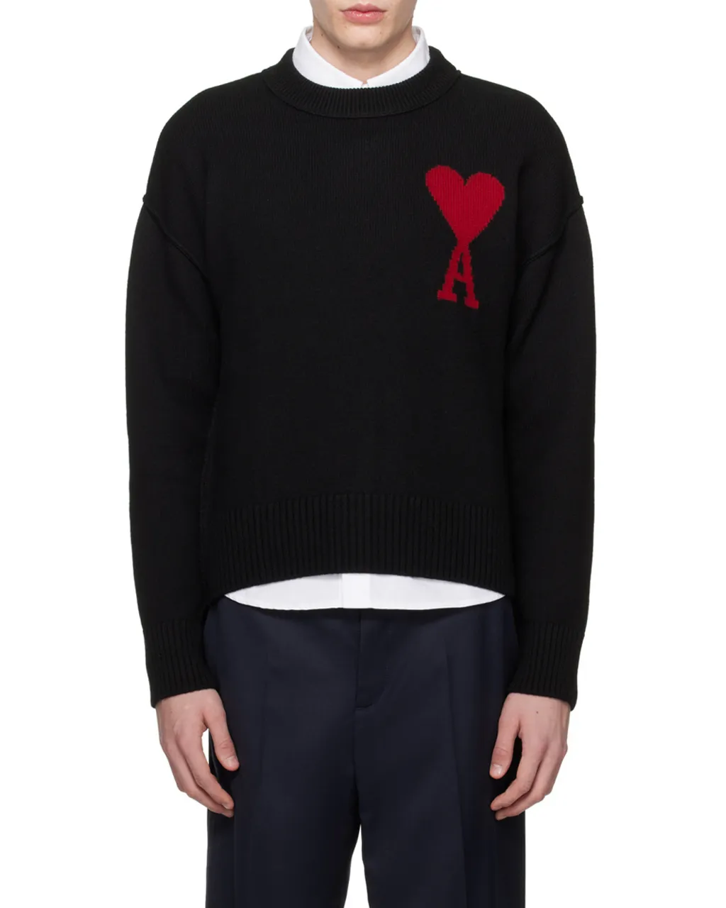 Ami De Coeur Crewneck Long-Sleeved Jumper