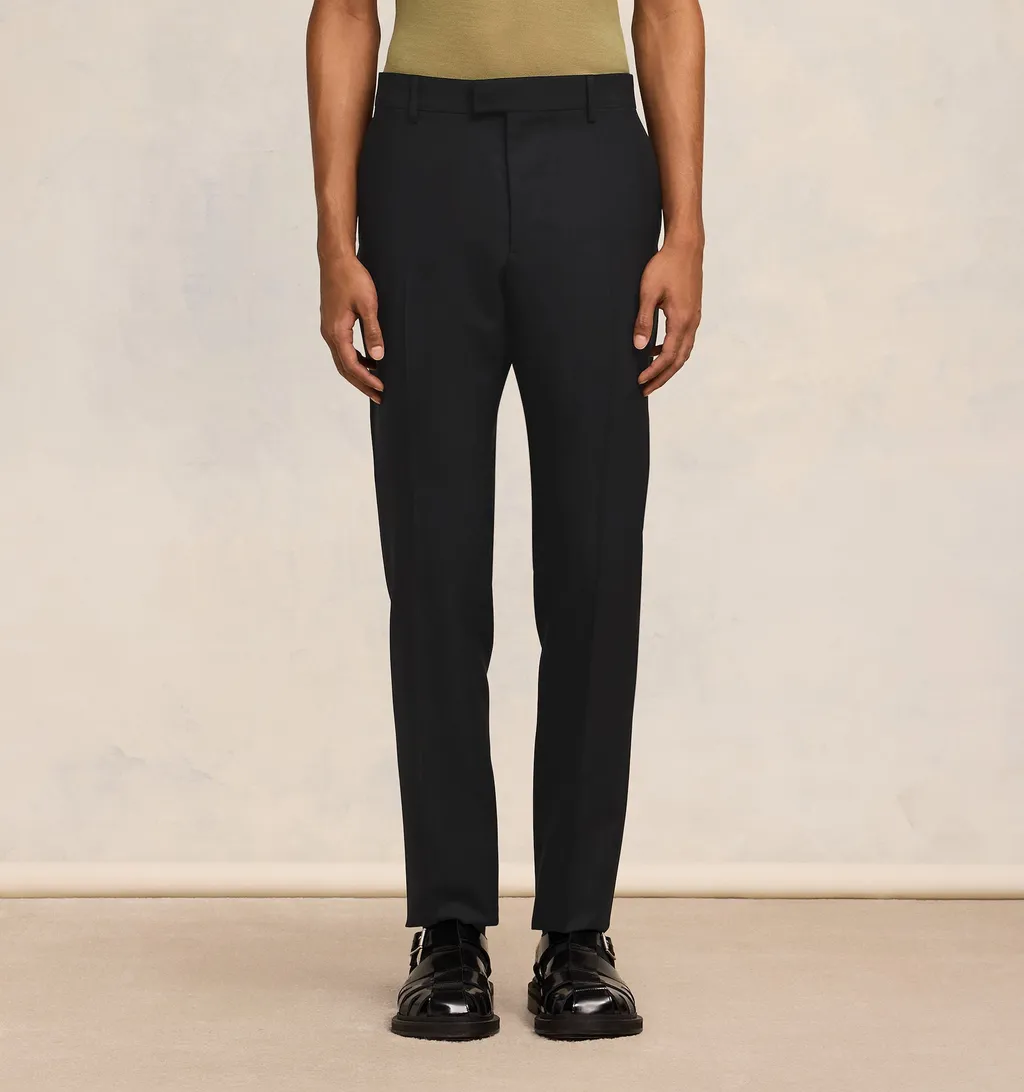 Low-Rise Tapered Trousers