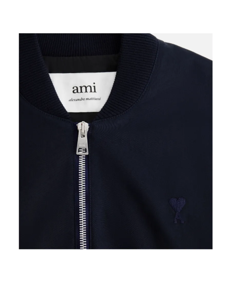 Ami De Coeur Zipped Bomber Jacket