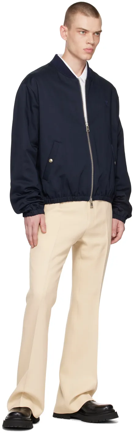 Ami De Coeur Zipped Bomber Jacket