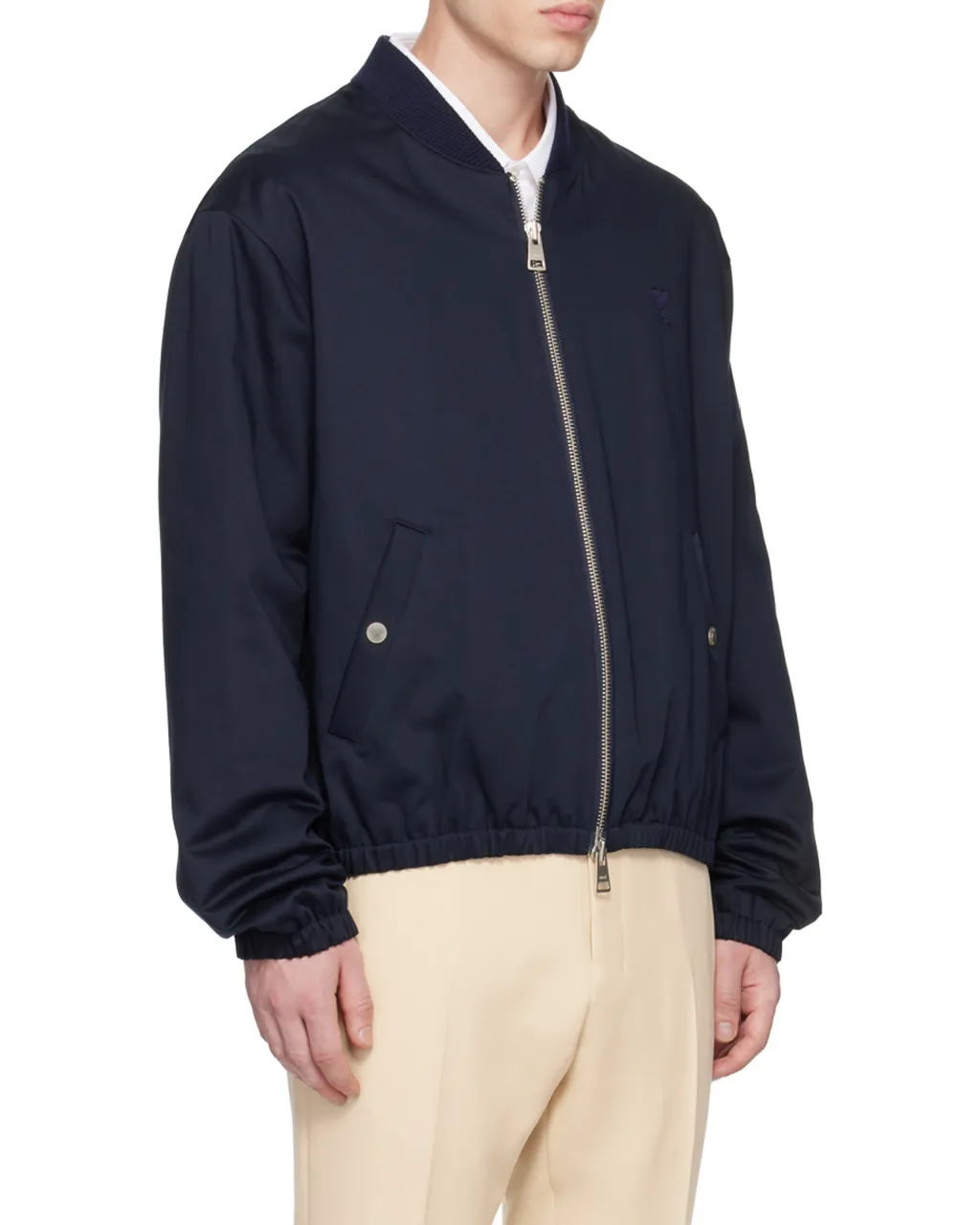 Ami De Coeur Zipped Bomber Jacket