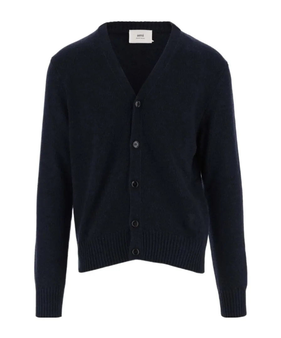 V-Neck Buttoned Cardigan