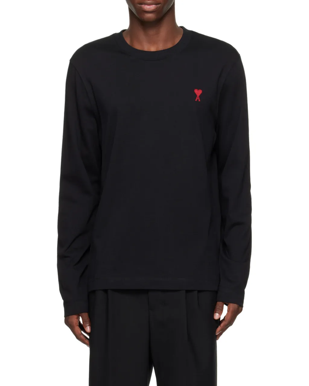 Ami De Coeur Logo Embroidered Long-Sleeved T-Shirt