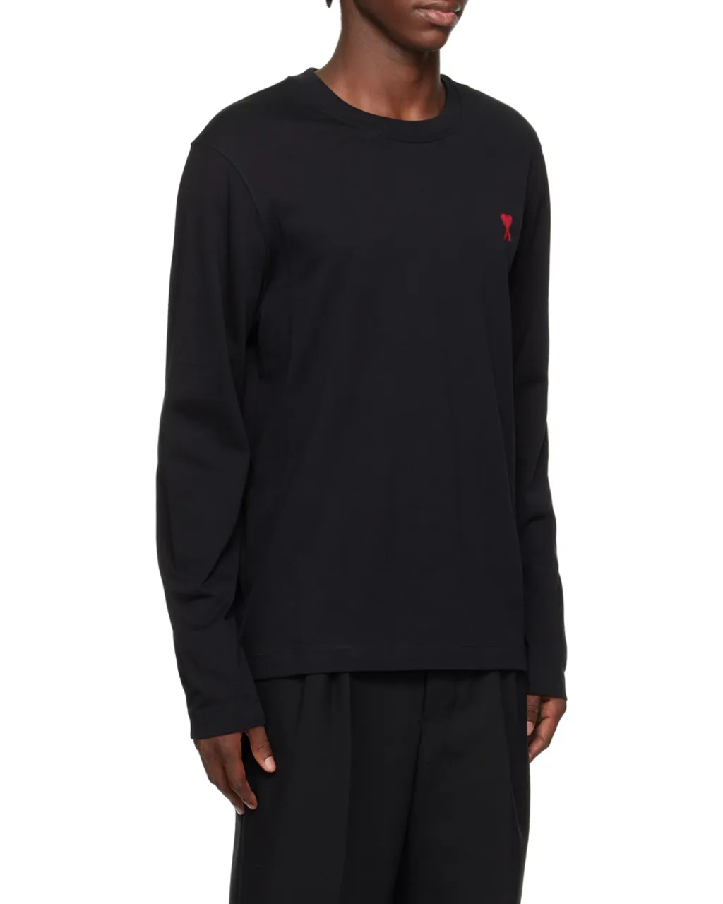 Ami De Coeur Logo Embroidered Long-Sleeved T-Shirt