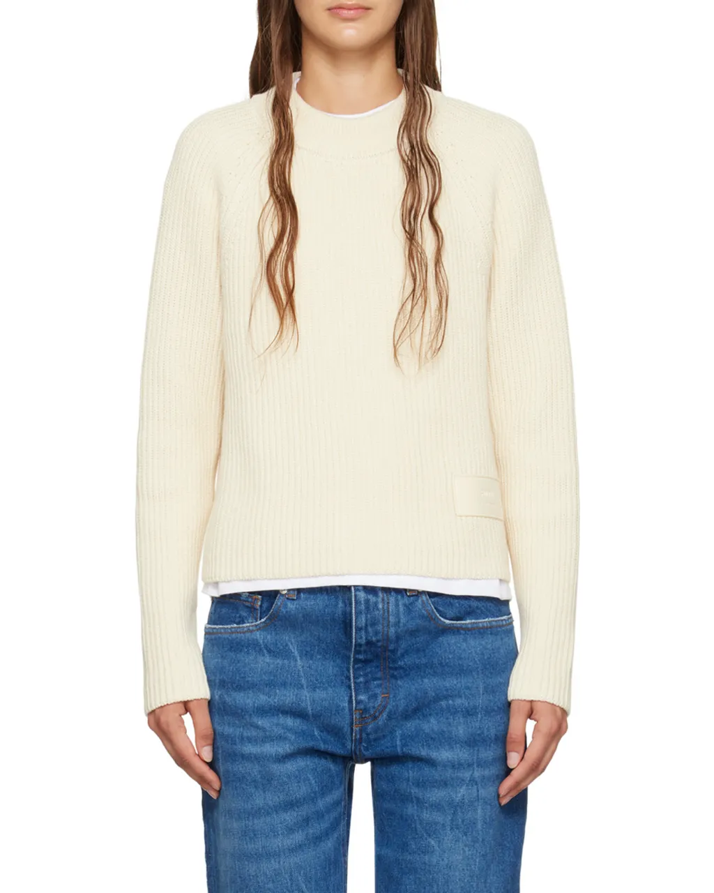 Logo Patch Crewneck Jumper