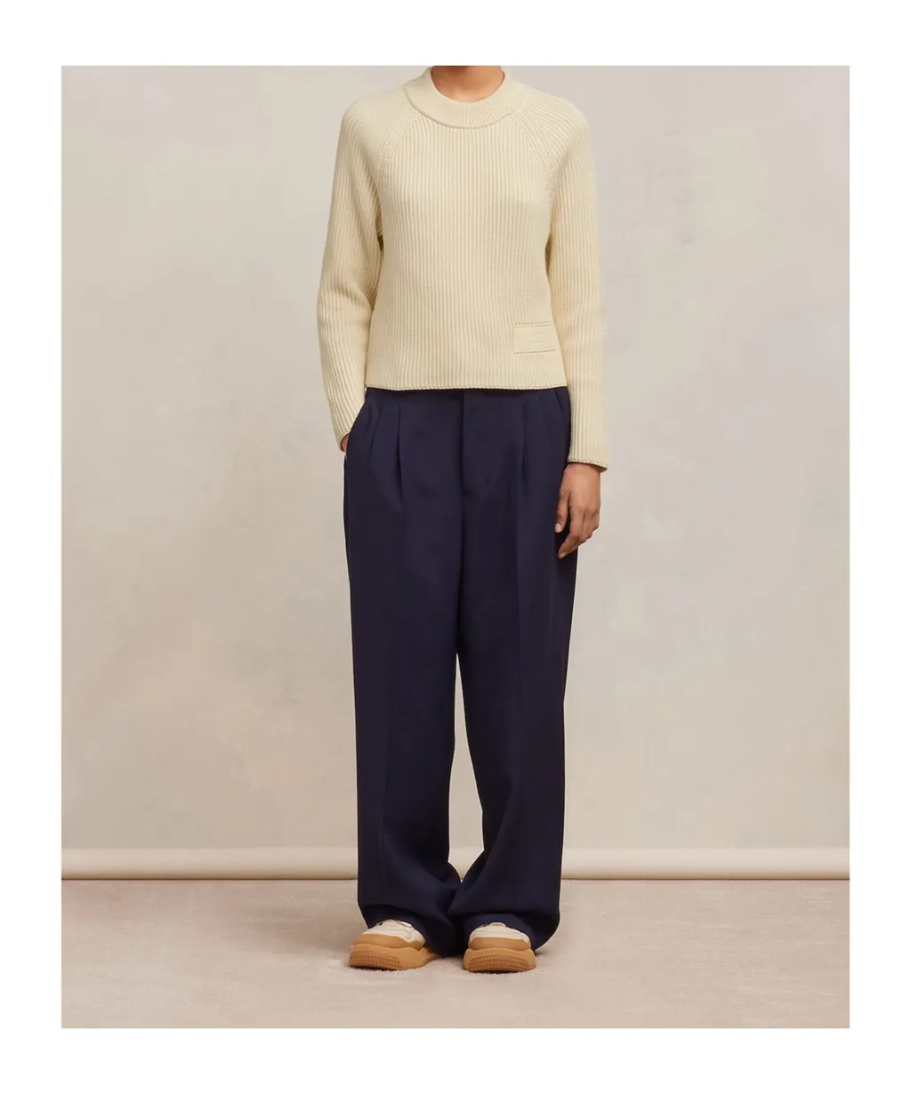 Logo Patch Crewneck Jumper