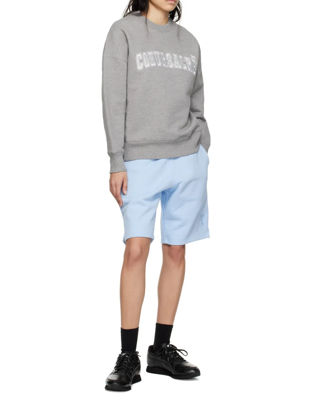 Logo Embroidered Drawstring Track Shorts