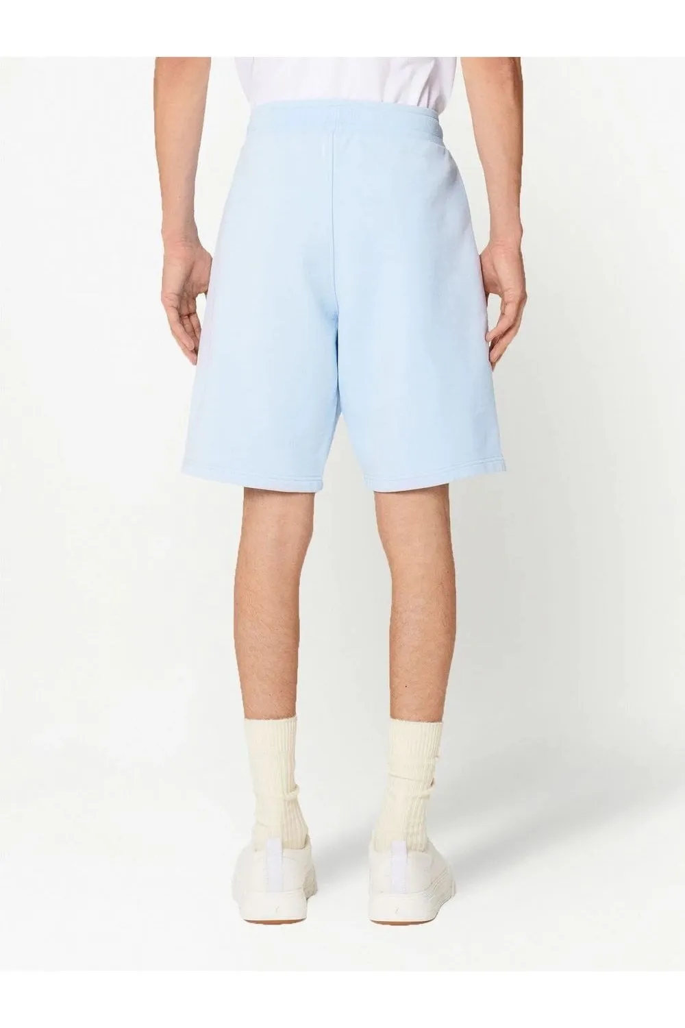 Logo Embroidered Drawstring Track Shorts