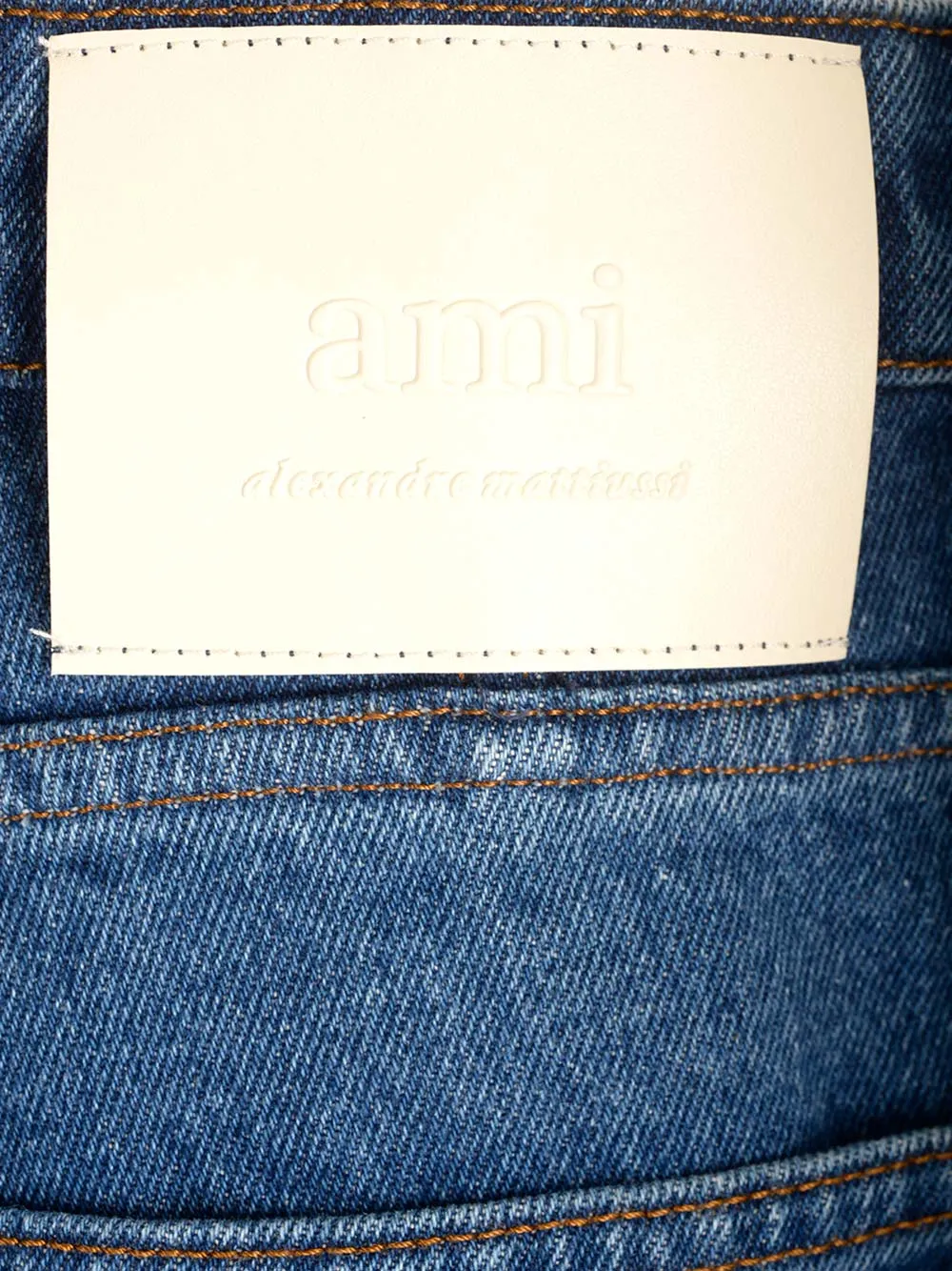 Logo Patch Straight-Leg Jeans