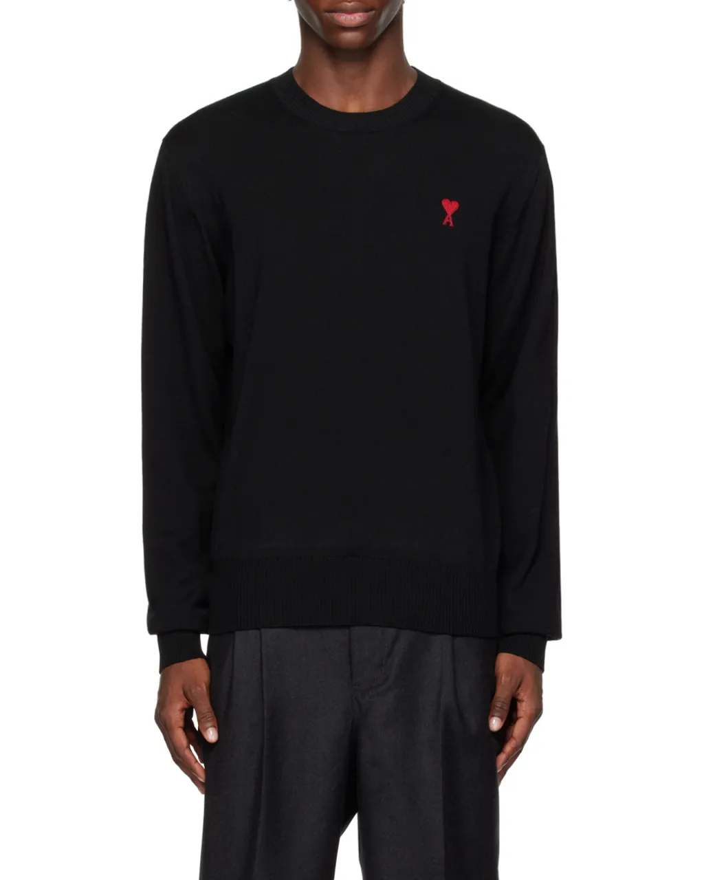 Ami De Coeur Logo Embroidered Knitted Jumper
