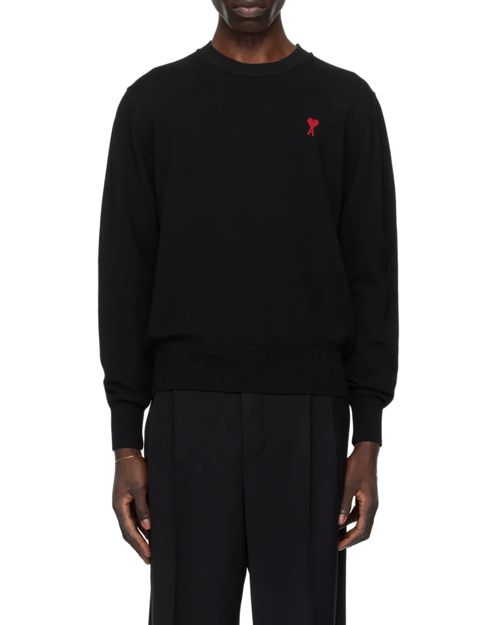 Ami De Coeur Logo Embroidered Knitted Jumper