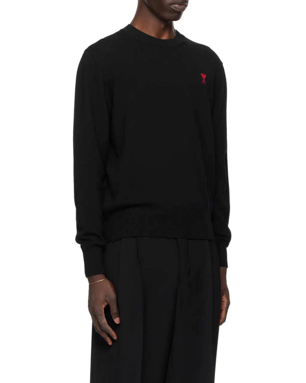 Ami De Coeur Logo Embroidered Knitted Jumper