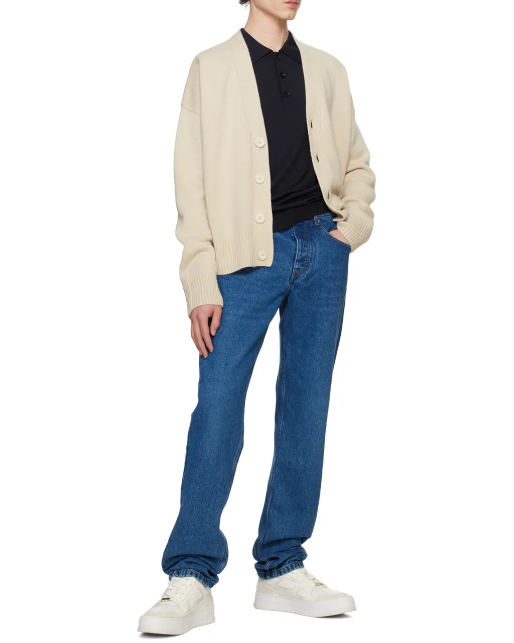 Straight-Leg Slim-Fit Jeans