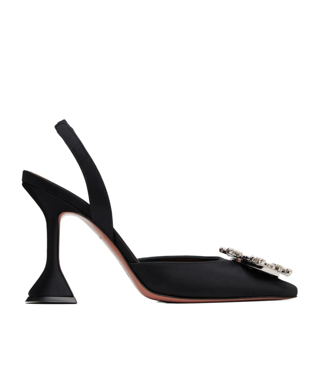 Begum Sling Satin Pumps