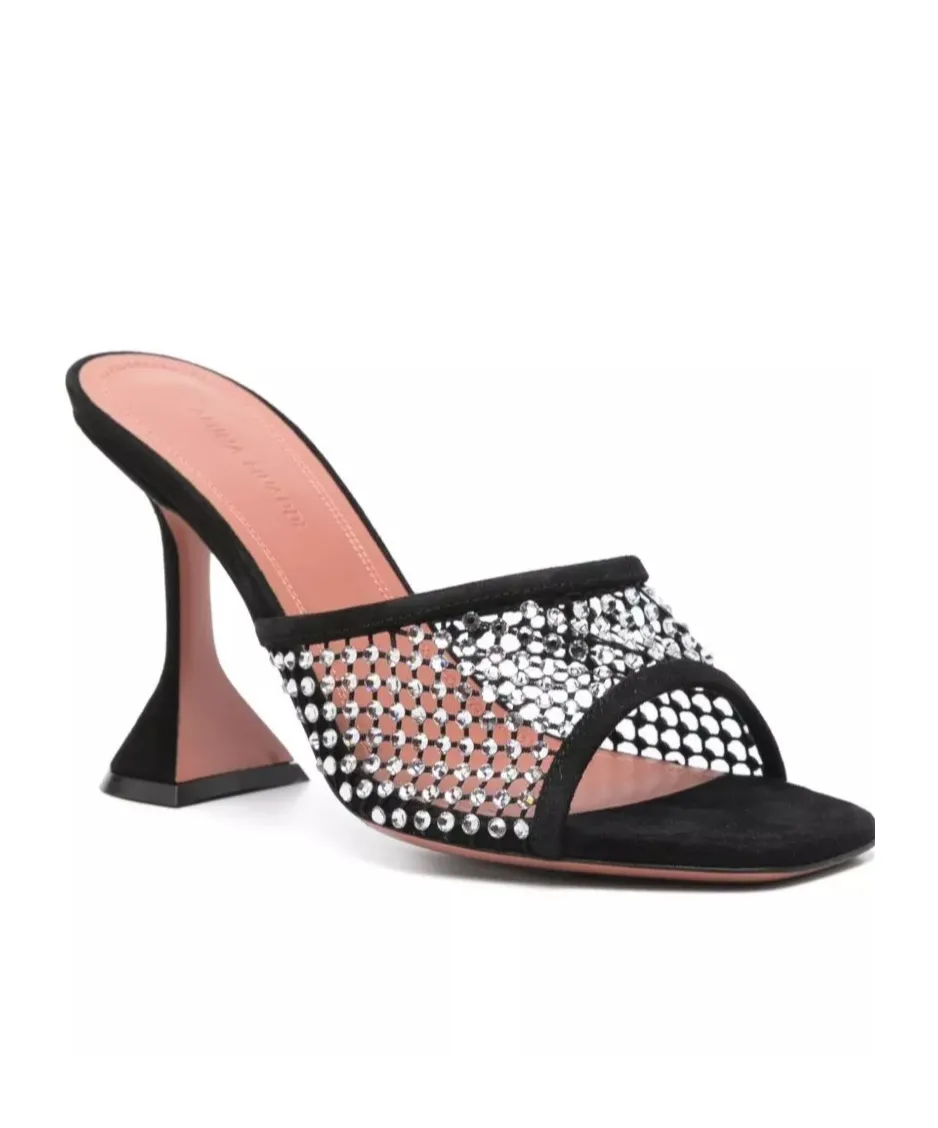 Square Toe High Heel Sandals