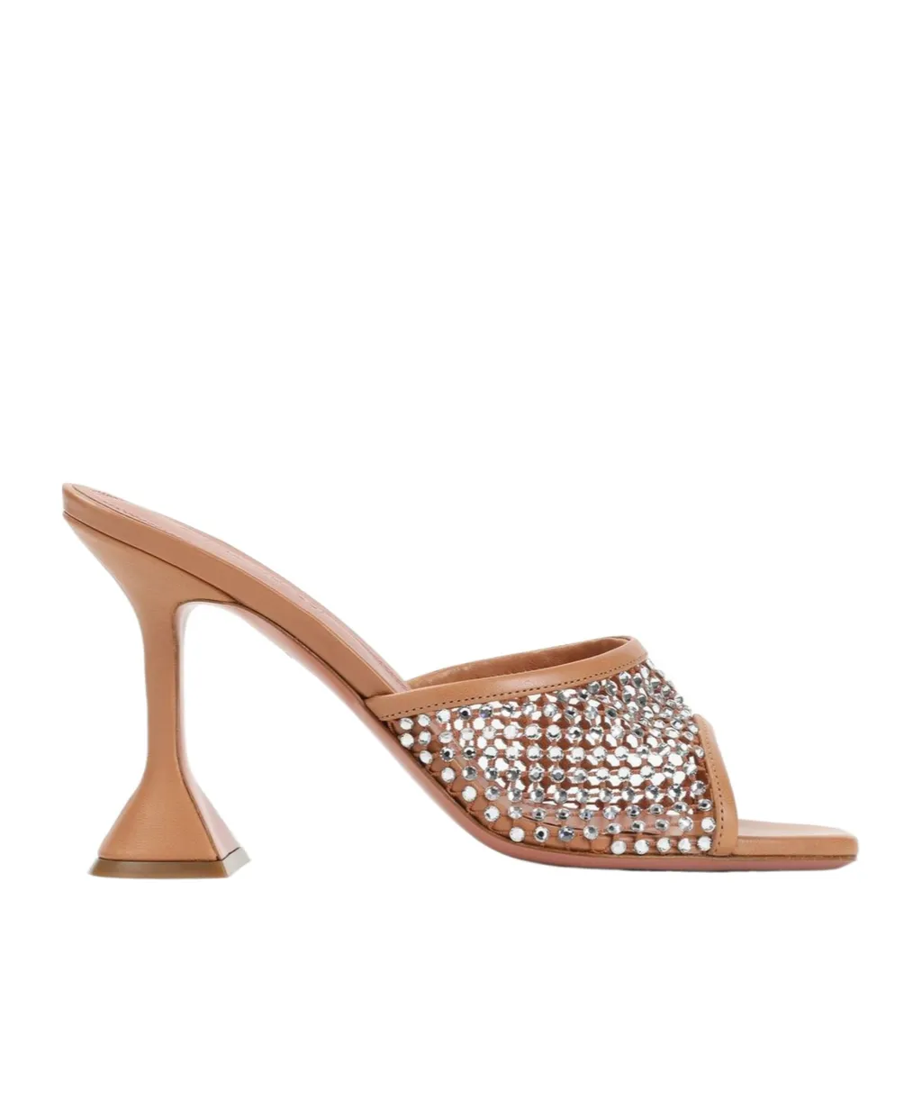 Lupita Embellished Net Slippers