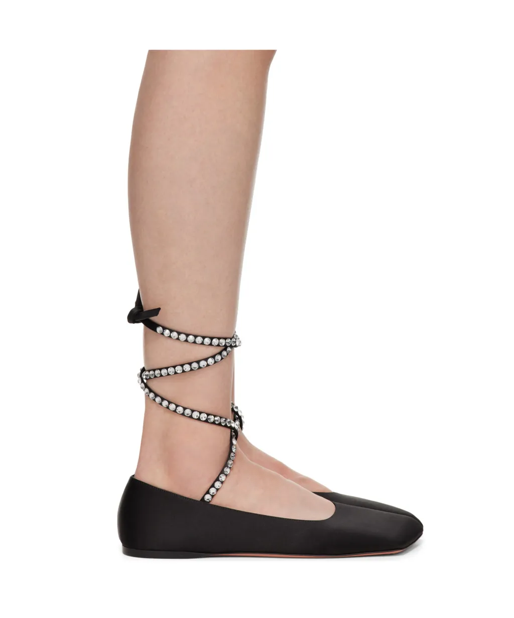 Ane Lace Up Ballerina Flats