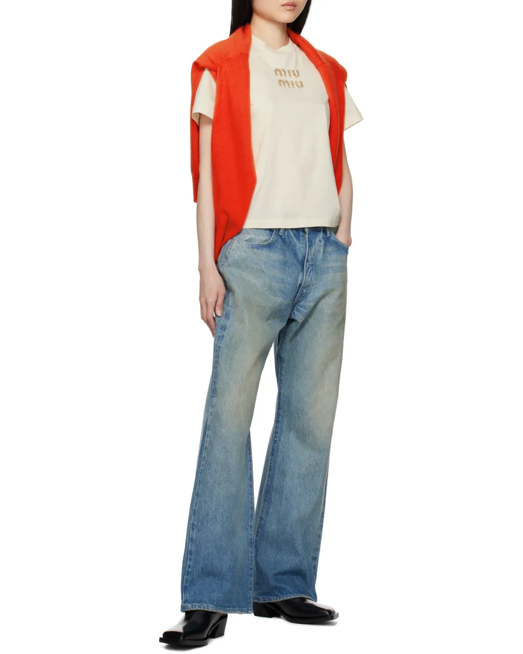 Square-Toed Short Boots