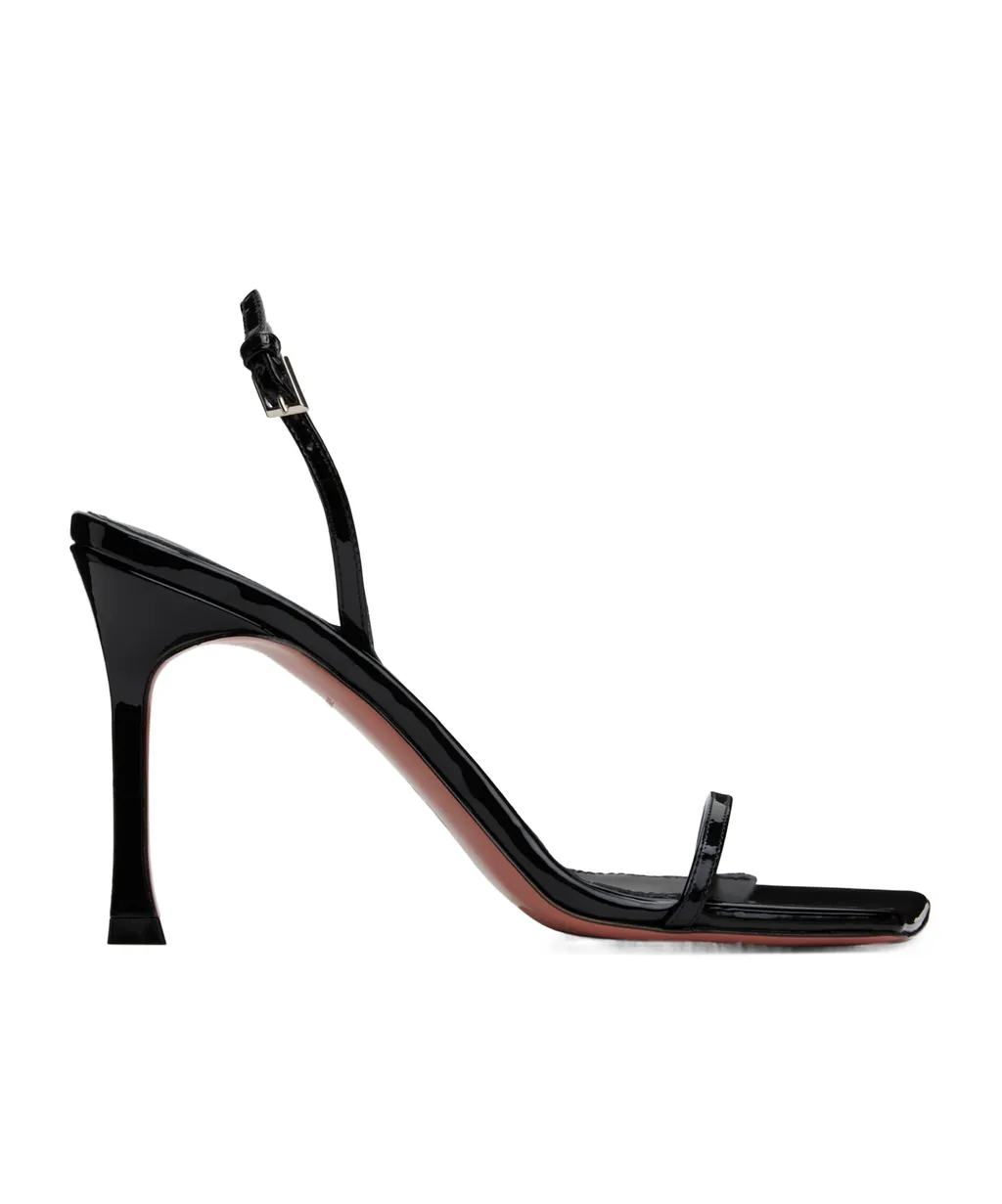 Square-Headed High-Heeled Sandals