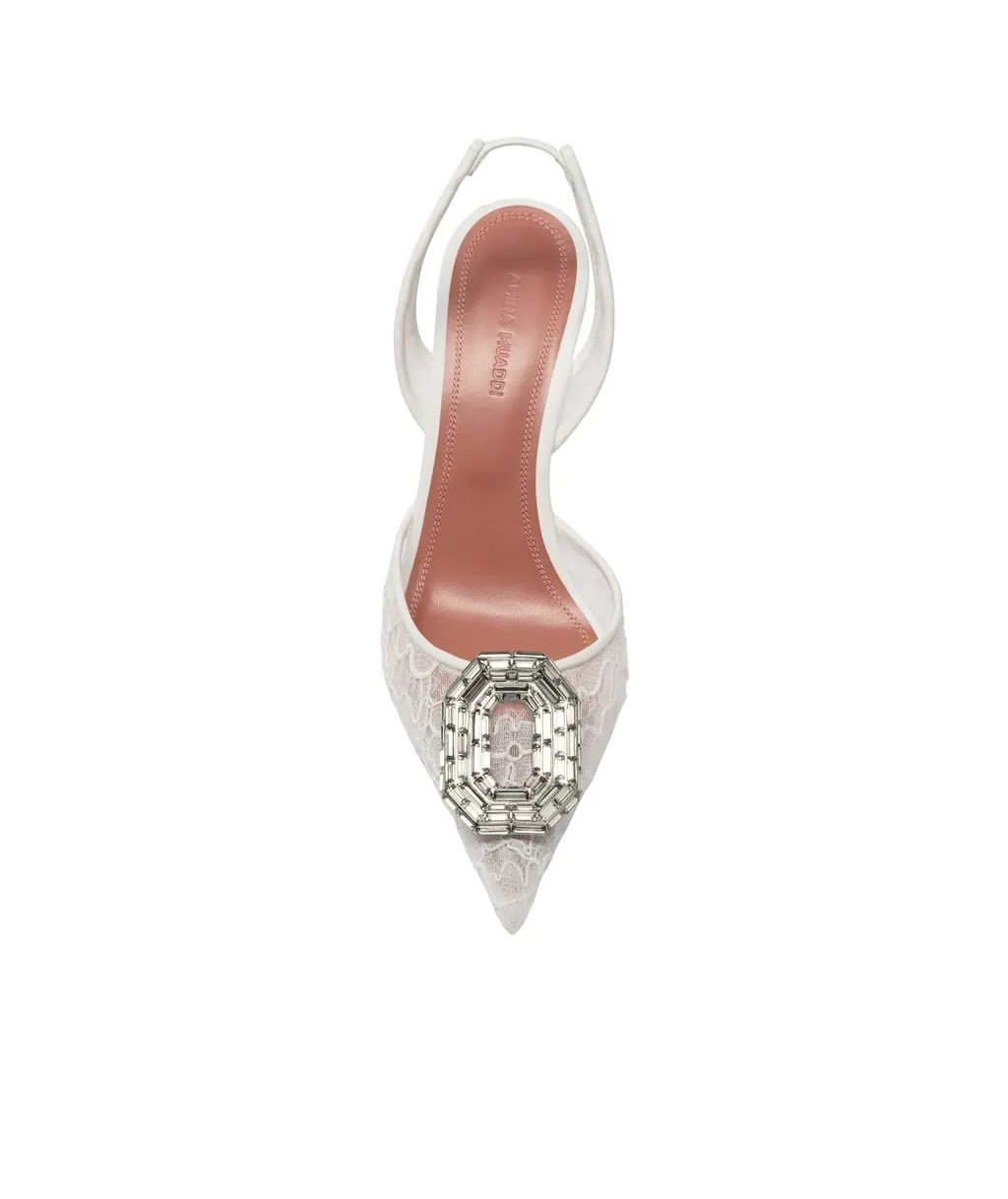 Lace High-Heeled Sandals