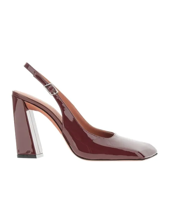 Amina Muaddi Charlotte Sling Pumps