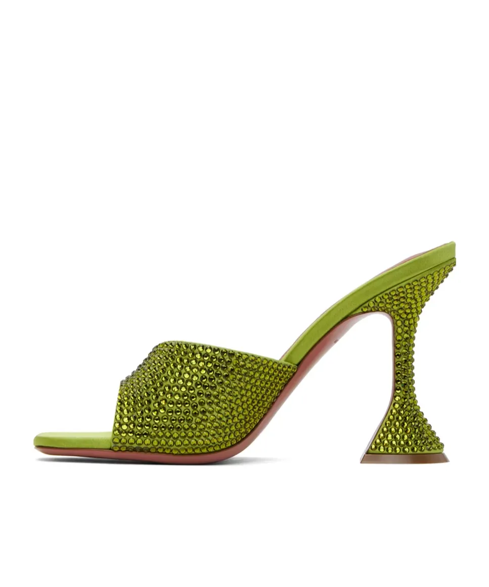 Lupita Crystal High-Heeled Sandals