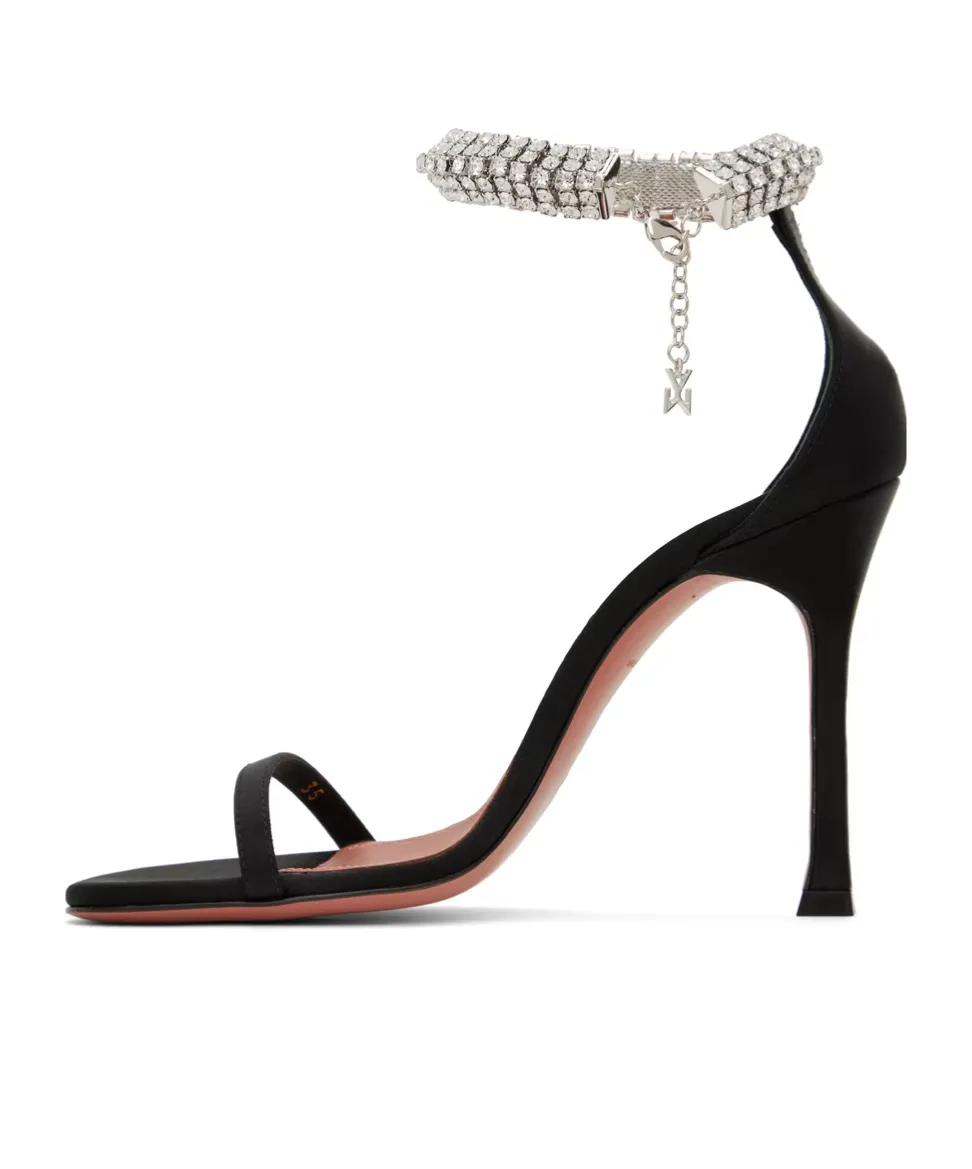 Iman Single-String High-Heeled Sandals