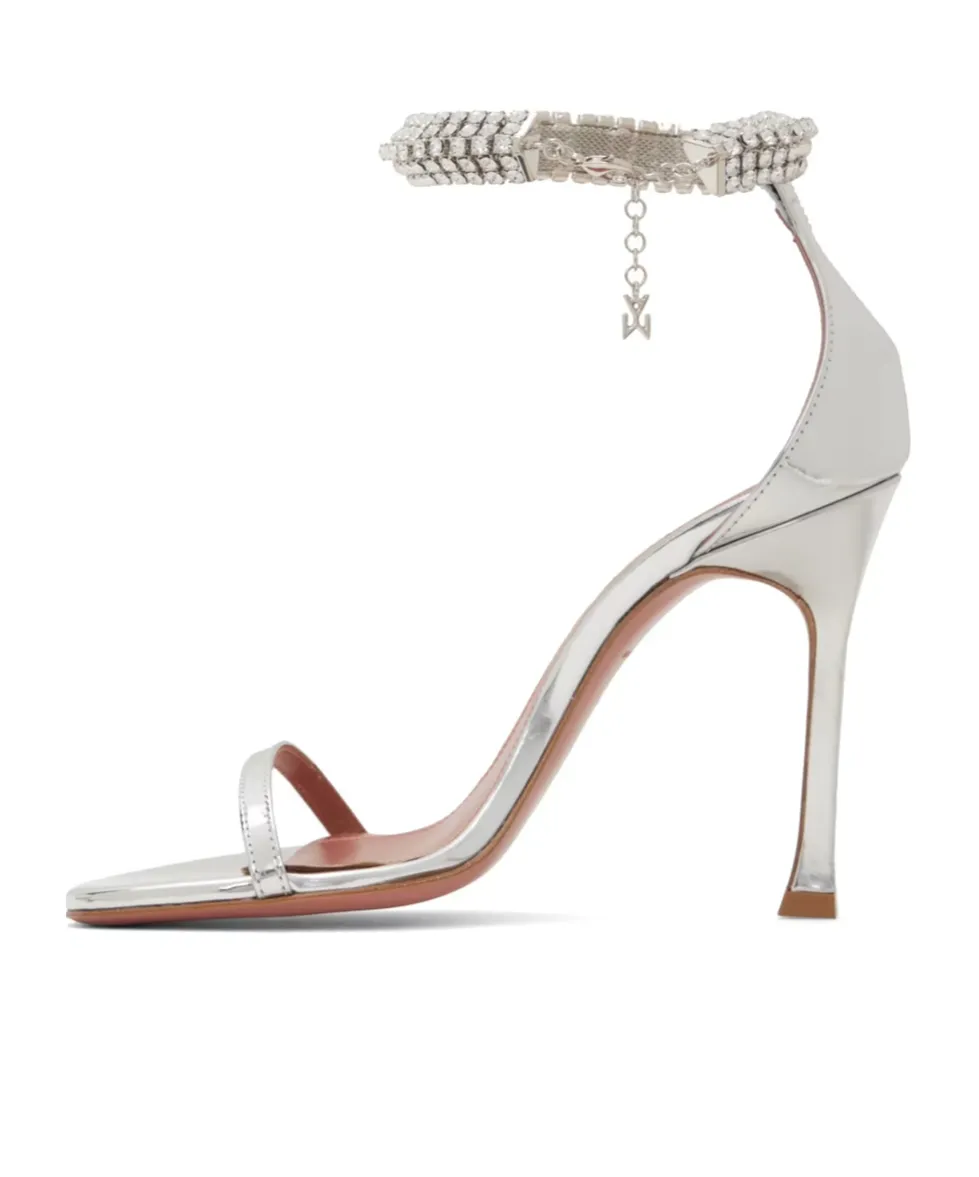 Iman Single-String High-Heeled Sandals