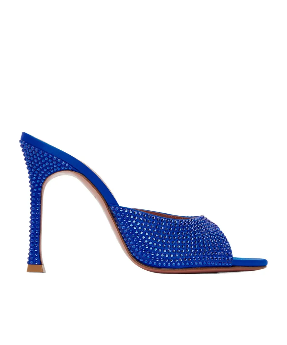 Alexa Crystal Slipper High-Heeled Sandals