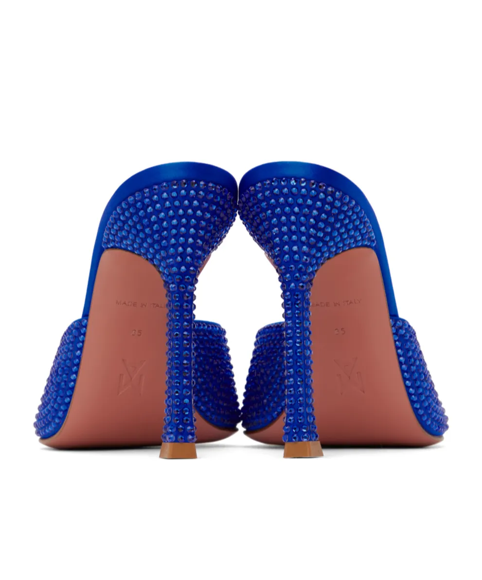 Alexa Crystal Slipper High-Heeled Sandals